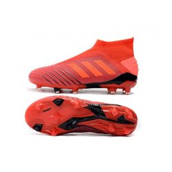 adidas Predator 19+ FG Zapatos - Rojo_3.jpg